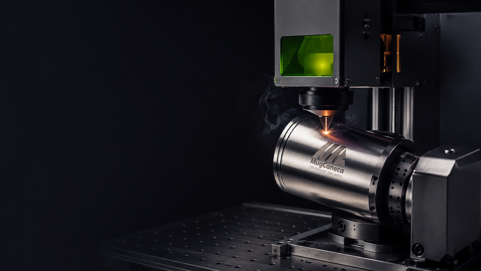 Gravação laser fiber