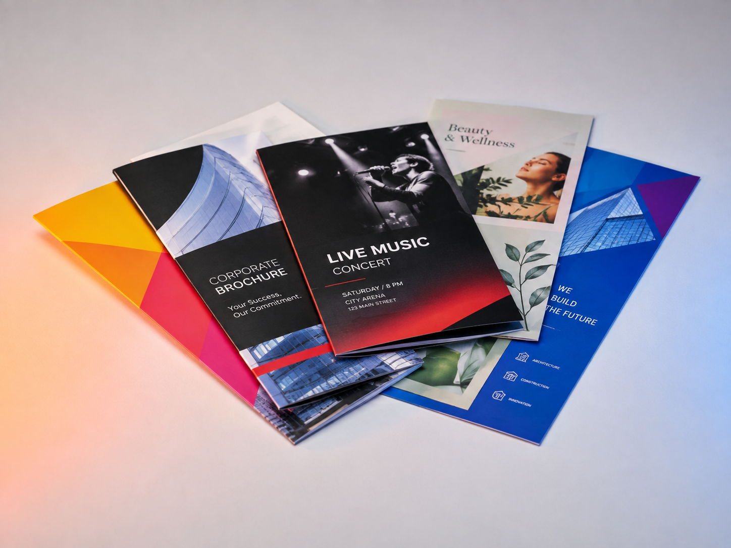 Panfletos e flyers promocionais
